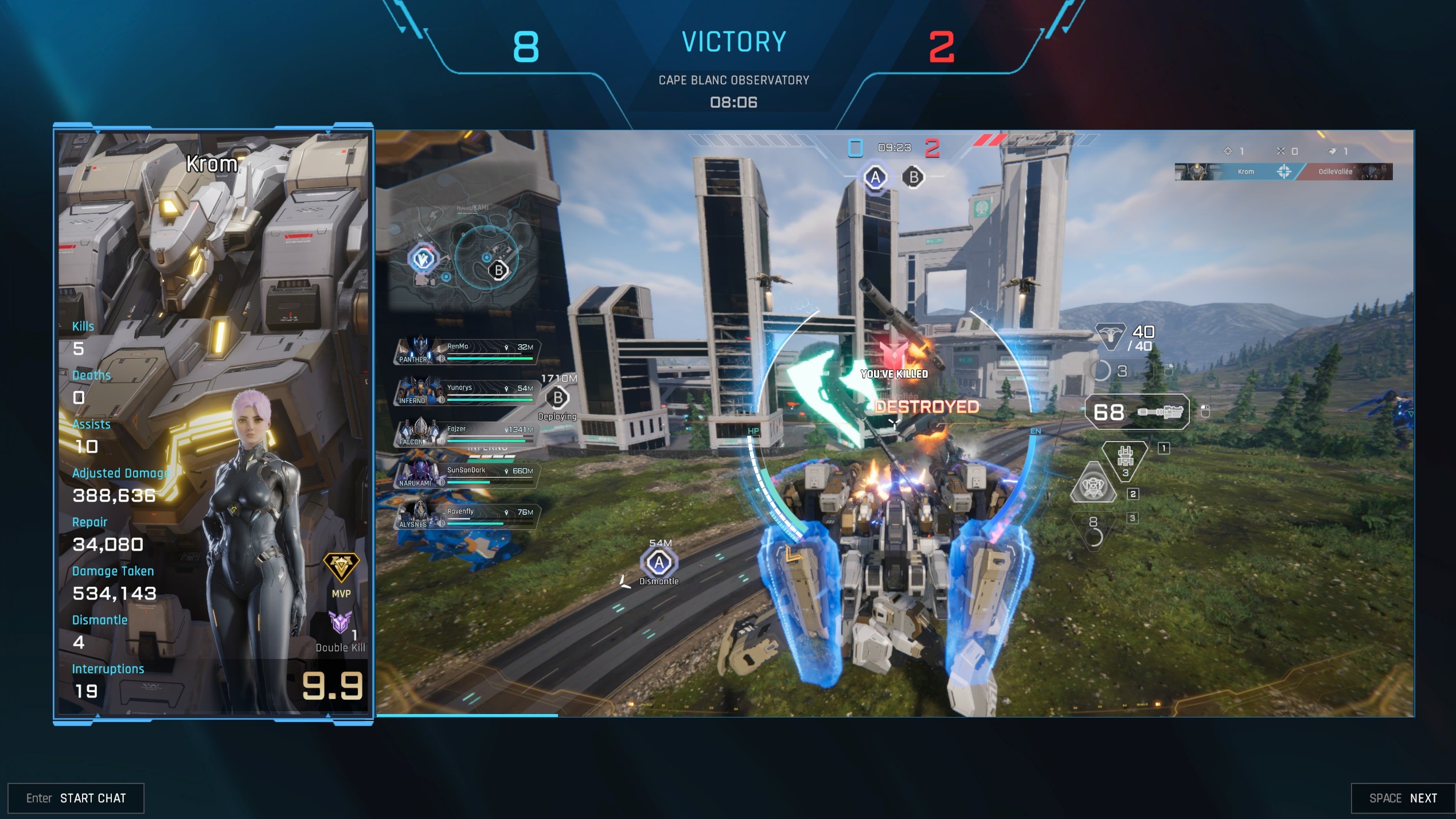 Mecha Break ranks - MVP