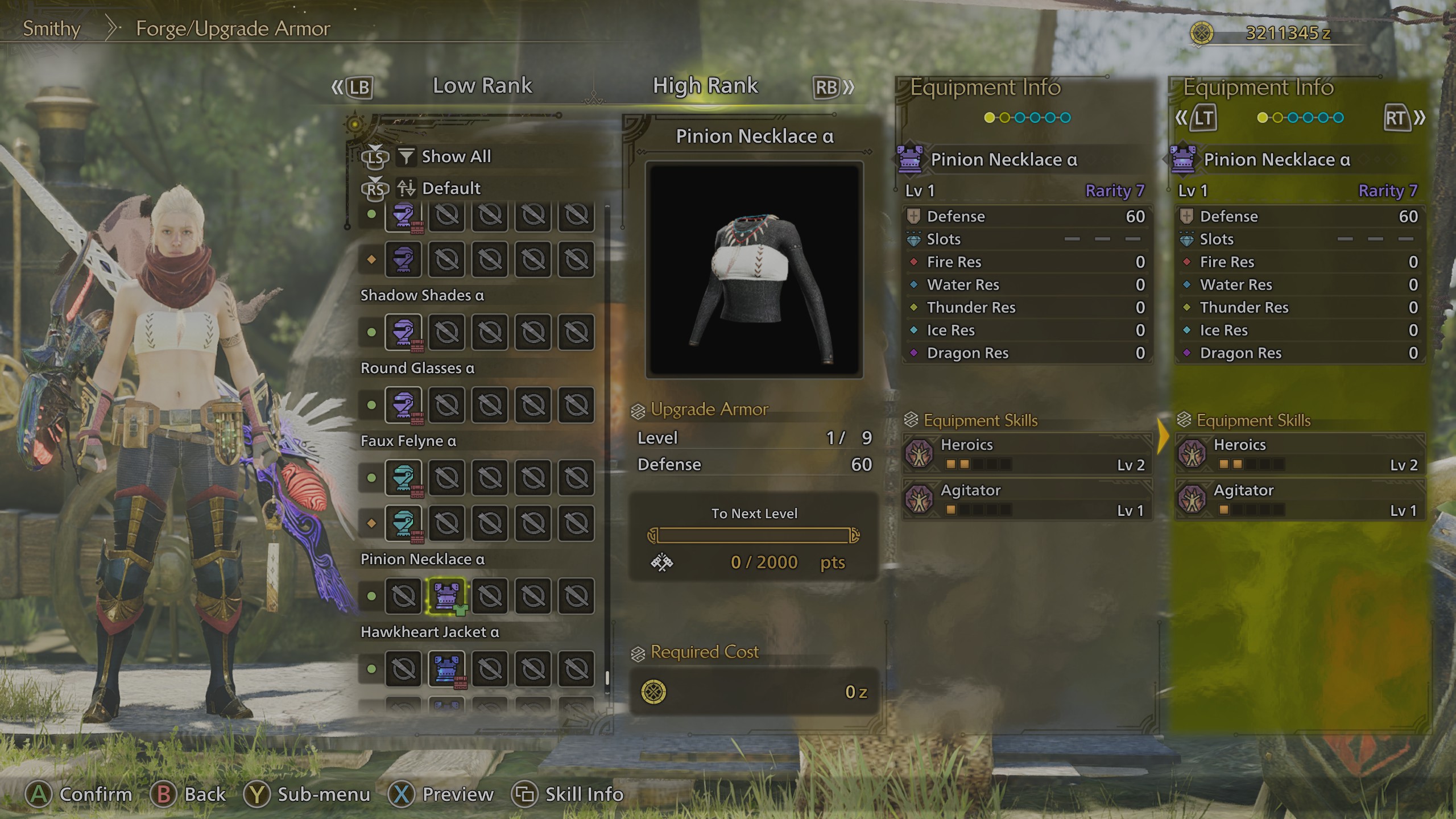 Monster Hunter Wilds Flamefete - Pinion Necklace