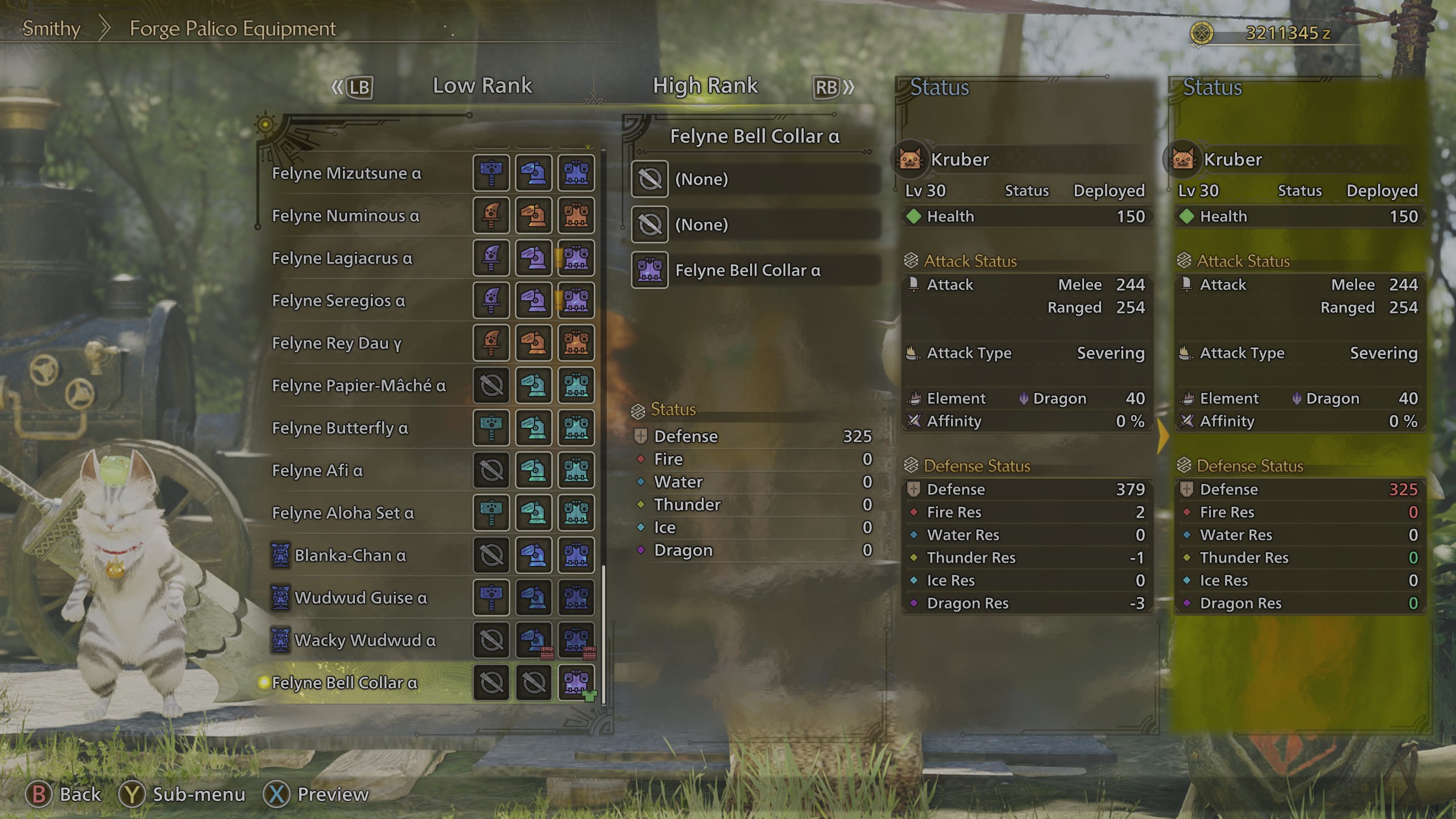 Monster Hunter Wilds Flamefete - Felyne Bell Collar