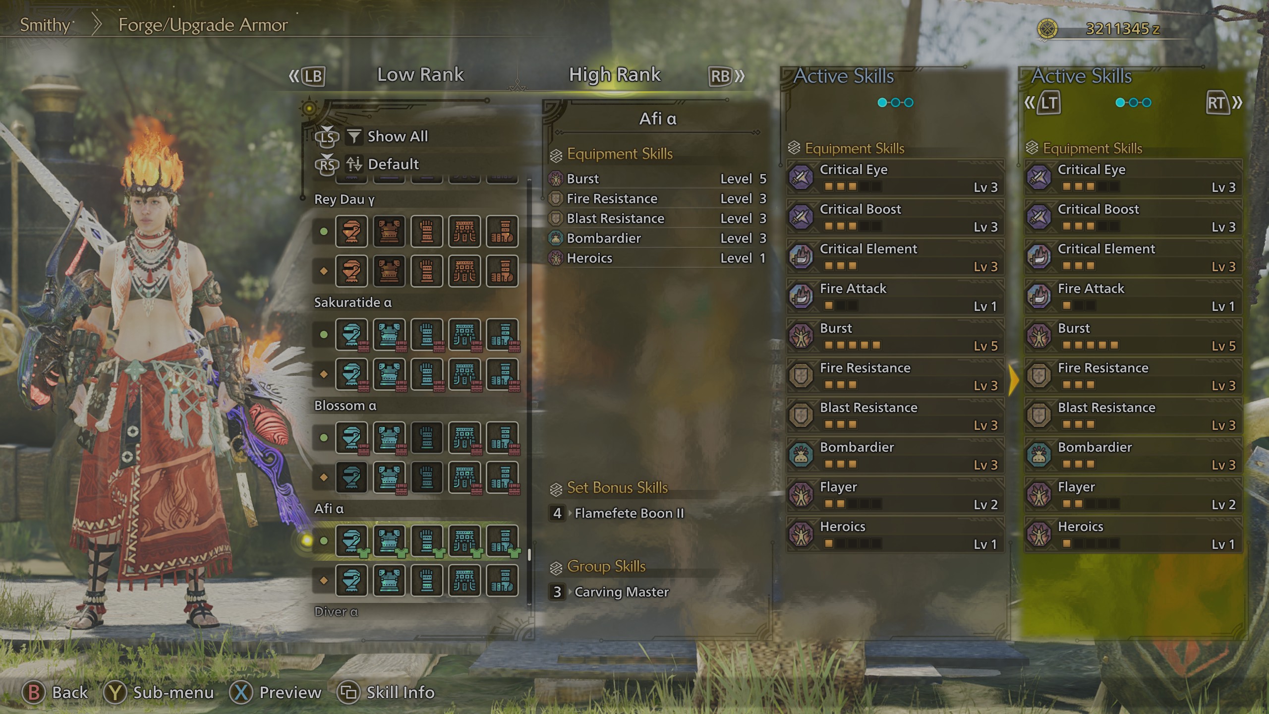 Monster Hunter Wilds Flamefete - Afia a