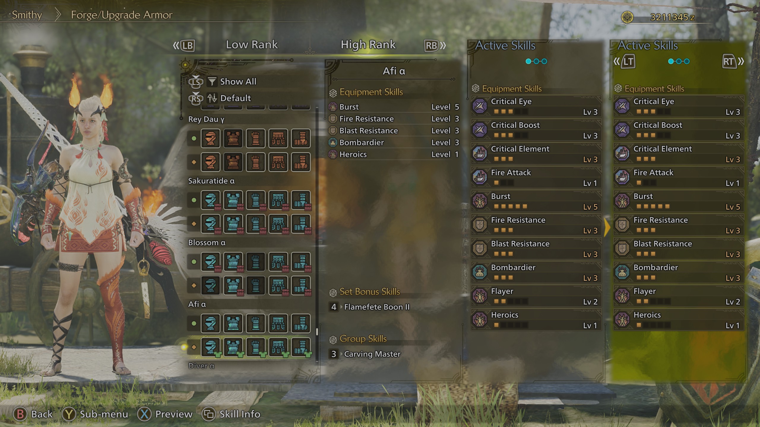 Monster Hunter Wilds Flamefete - Afia b