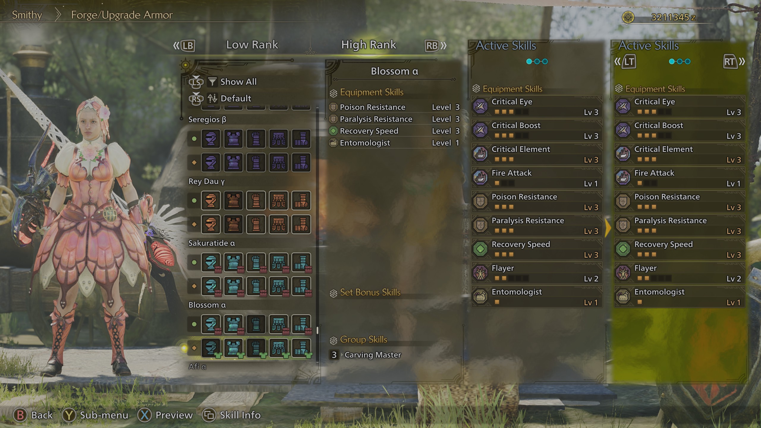 Monster Hunter Wilds Flamefete - Blossom b