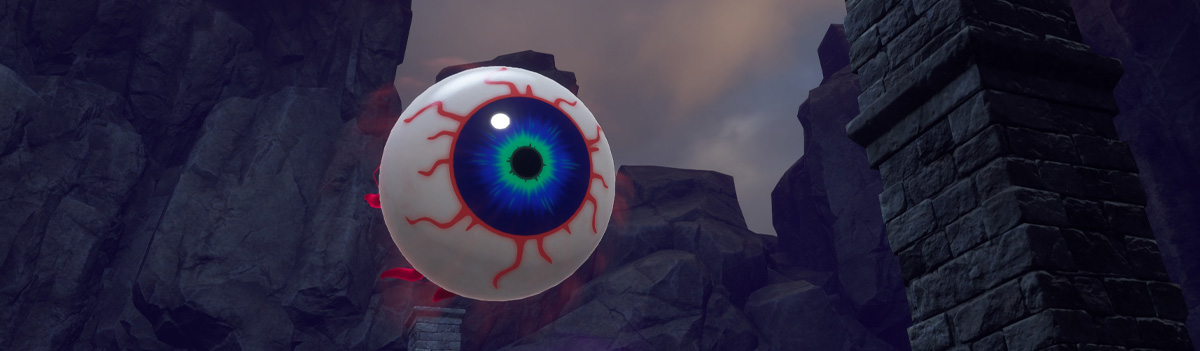 A Demon Eye from the Tides of Terraria Palworld update.