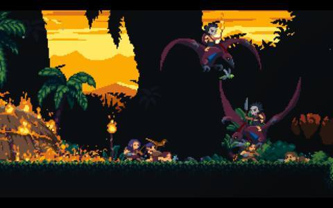 Primal Planet is my favorite new metroidvania because it has friendly dinosaurs, gorgeous pixel art, and you can hug your wife