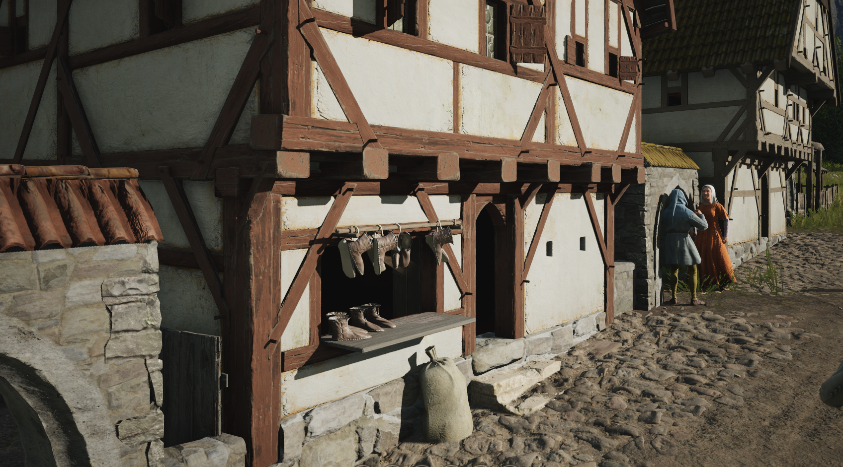 New shopfronts and workstations in Manor Lords