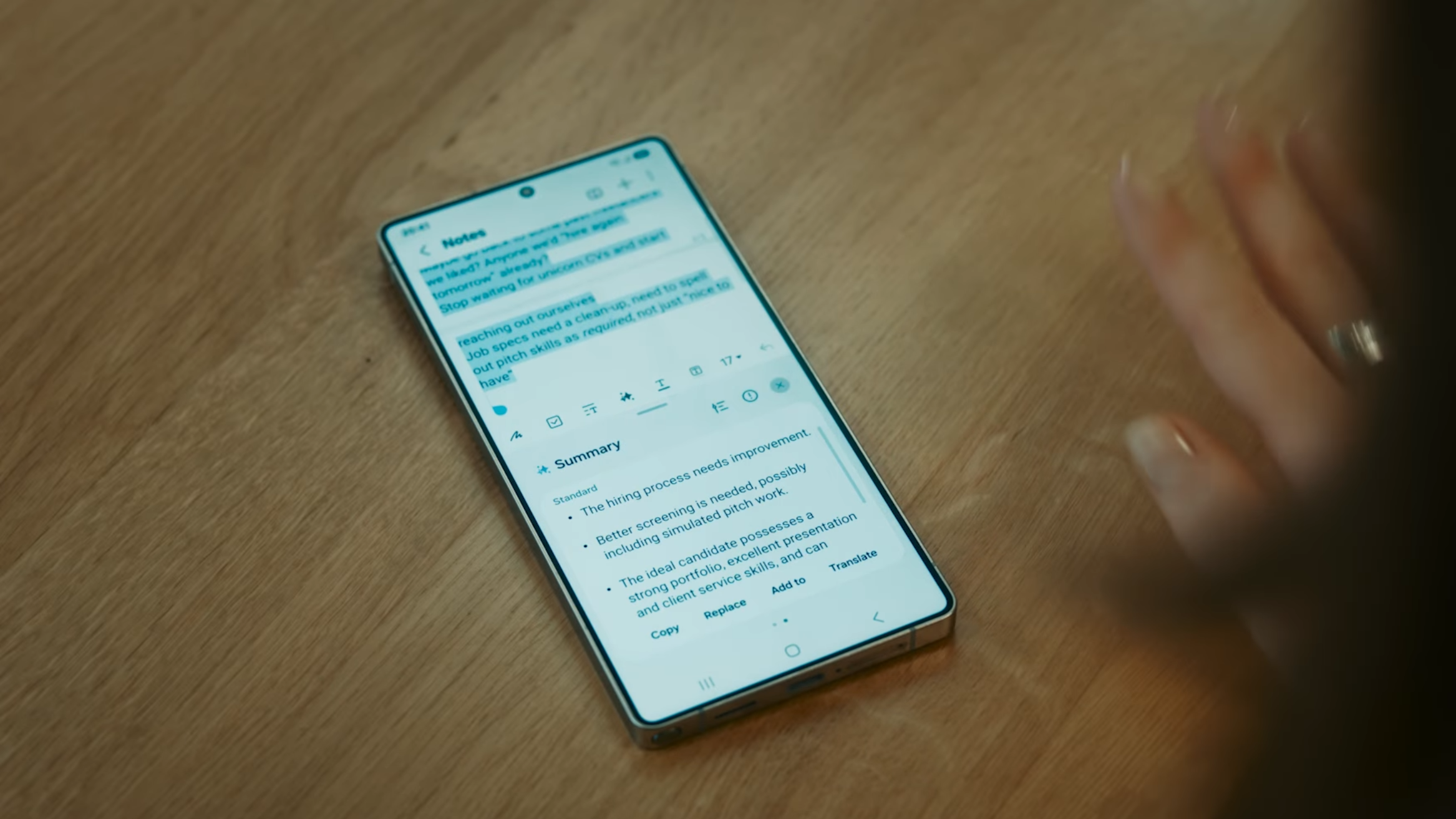 Note Assist on Samsung Galaxy S25