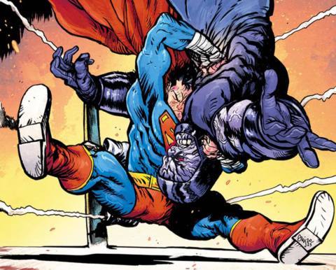 Superman and the DC heroes will duke it out in their own Mortal Kombat this fall