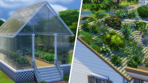 The Sims 4 gets glass walls, rooftop greenery, and some other free bits ahead of next expansion