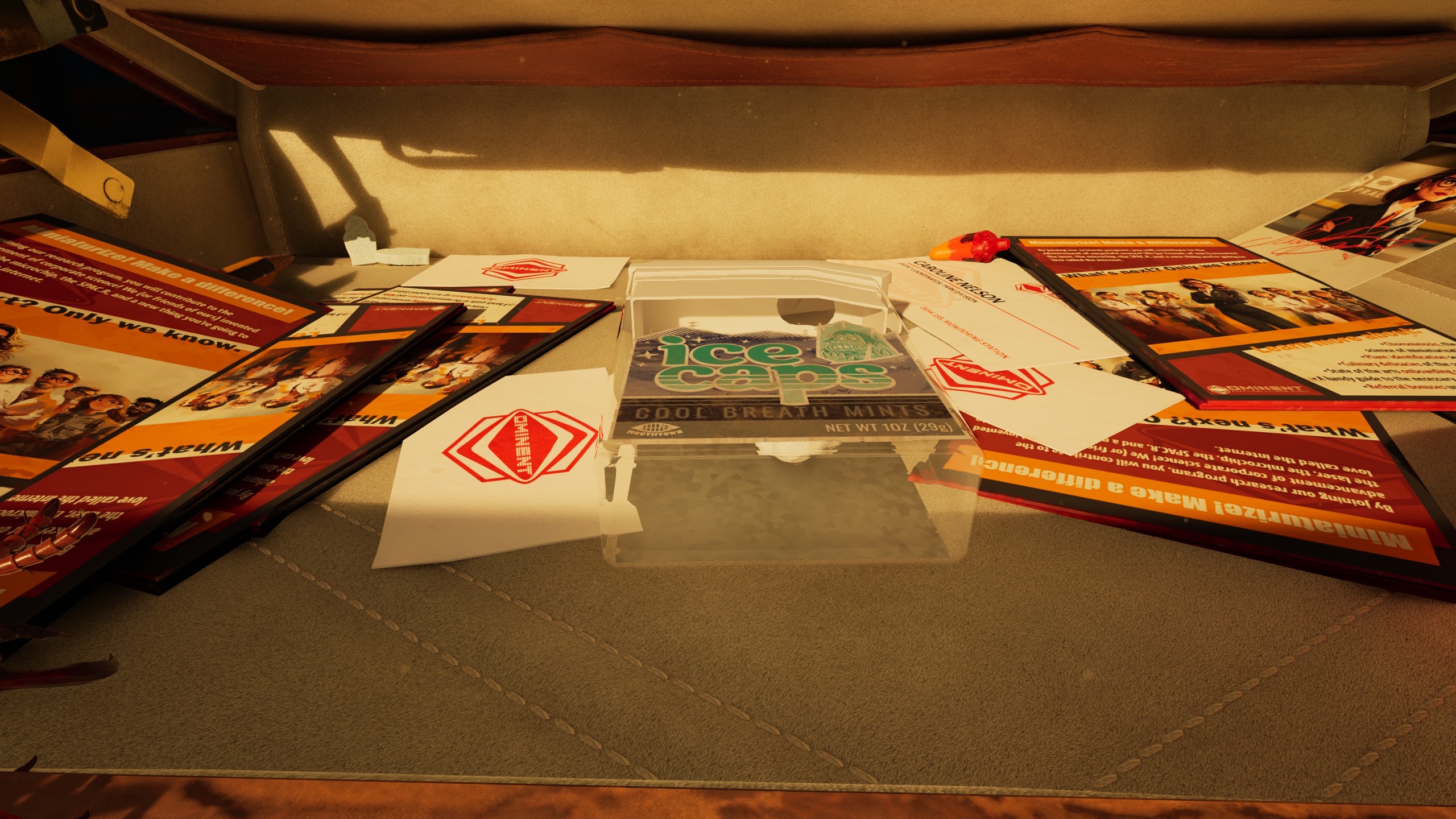 The inside of the briefcase in Grounded 2 The inside of the briefcase in Grounded 2