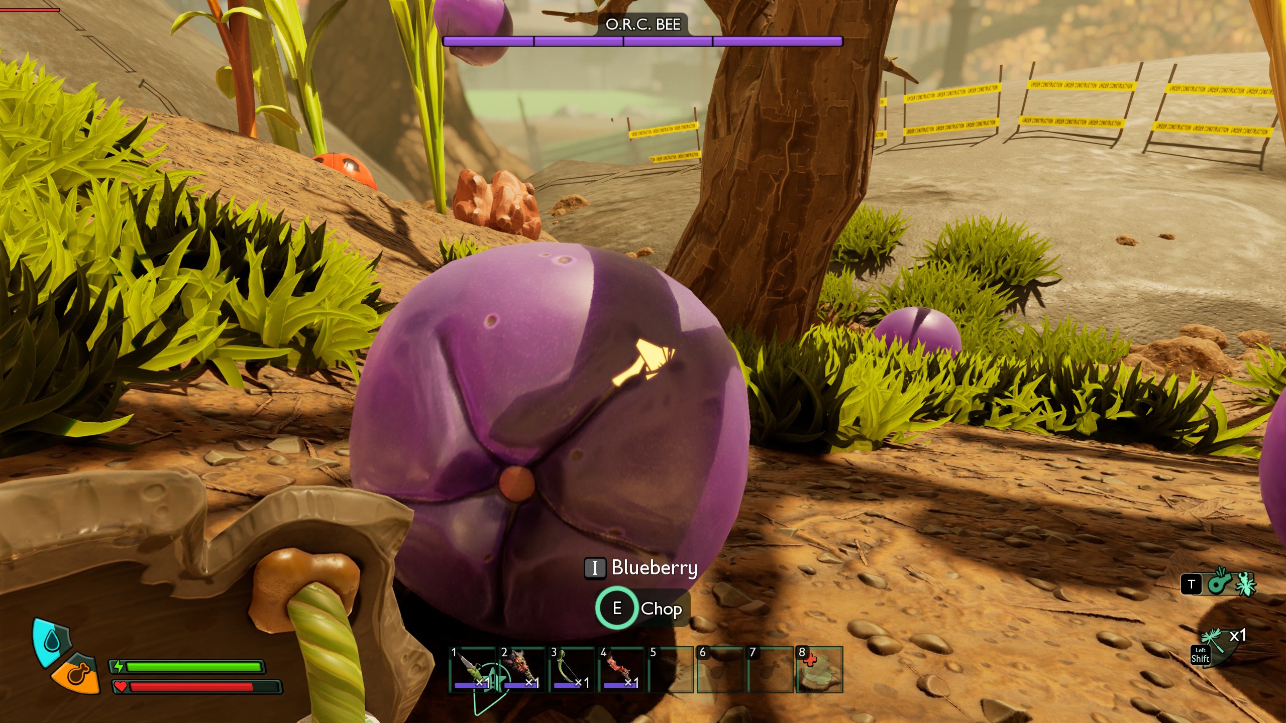 A blueberry in Grounded 2 A blueberry in Grounded 2