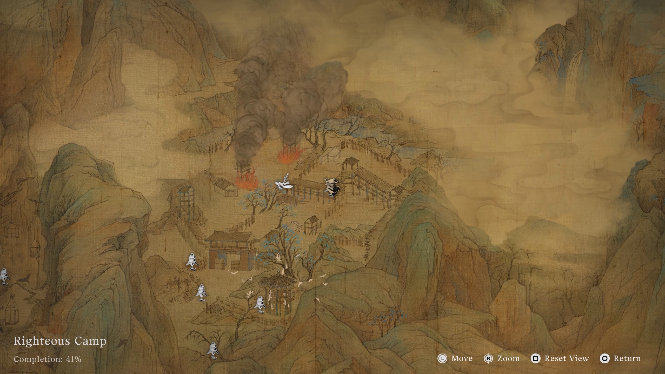 Phantom Blade Zero area map