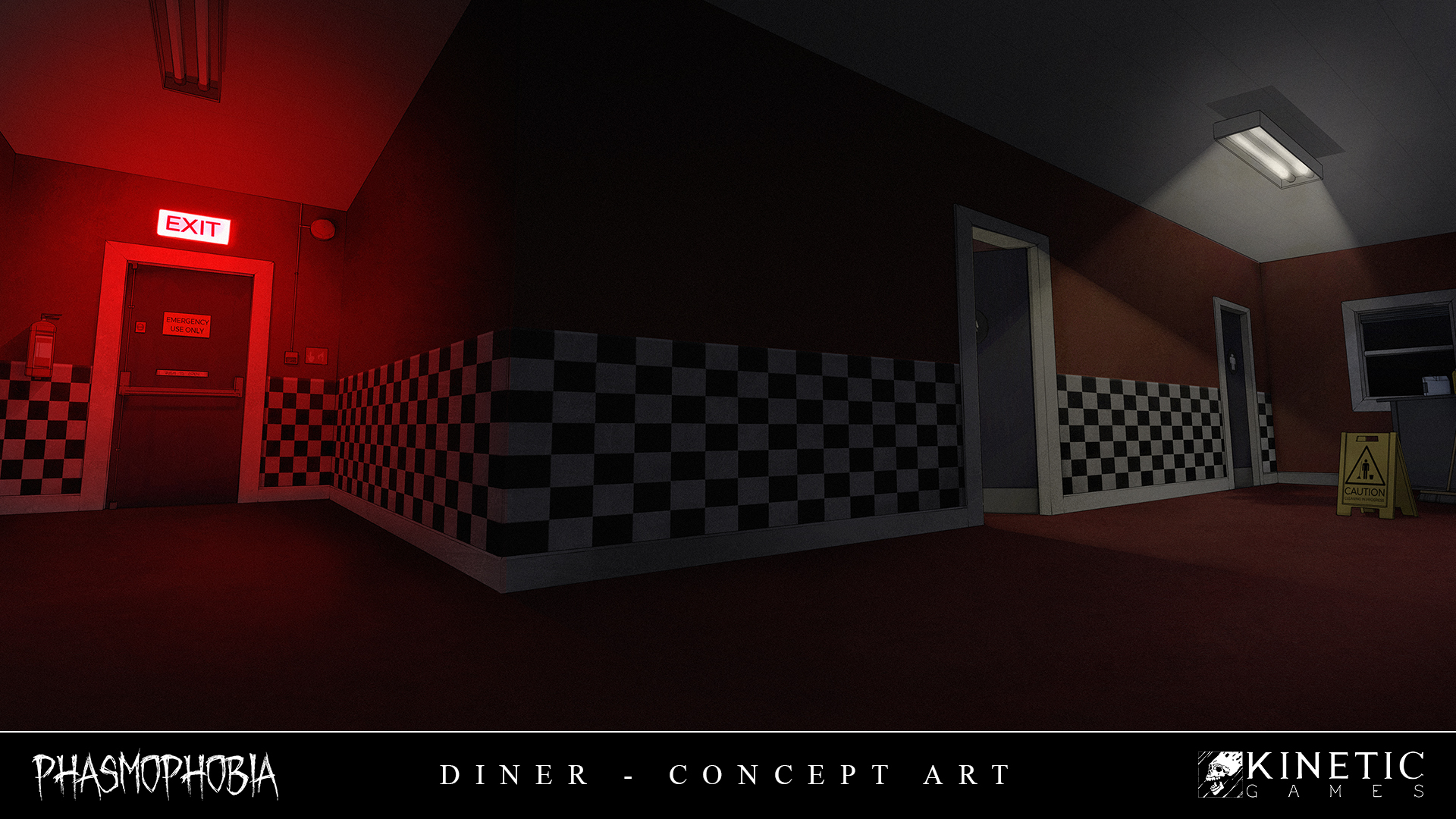 The new Phasmophobia map, Nell's Diner