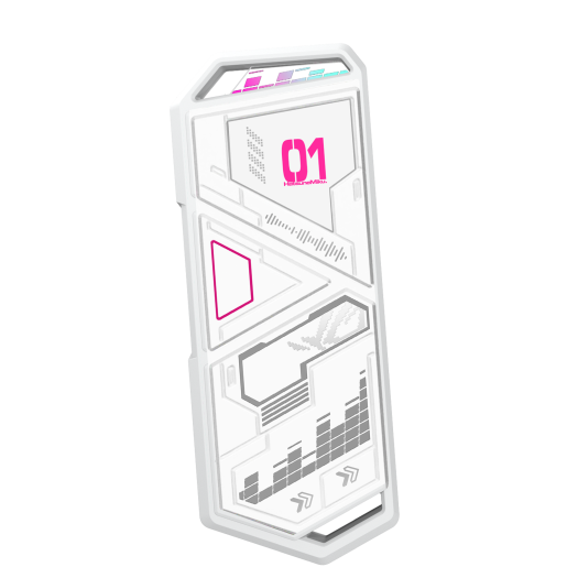 Various bits of hardware from the Asus x Hatsune Miku collaboration.