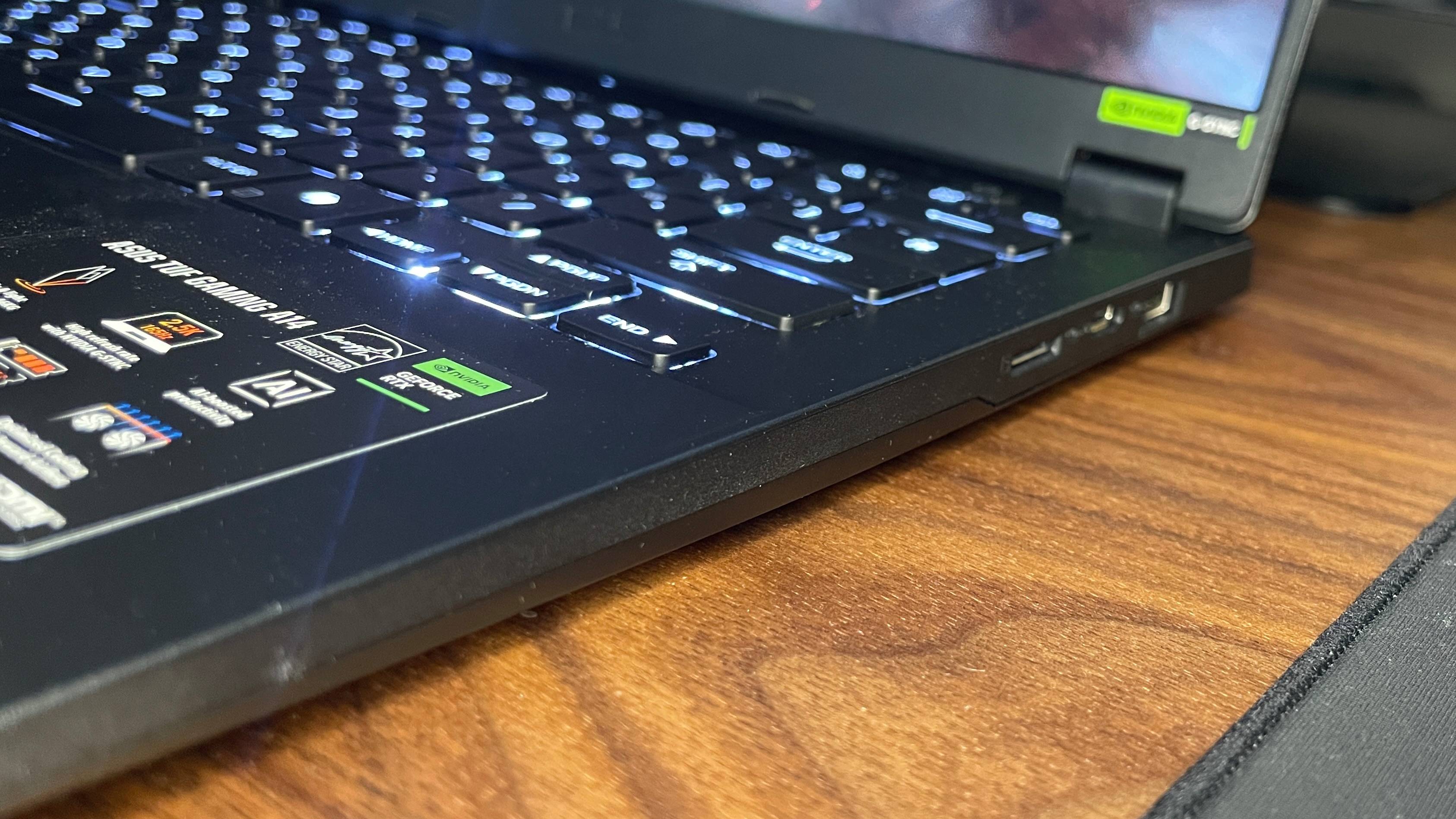 Asus TUF A14 (2025) gaming laptop with RTX 5060 GPU