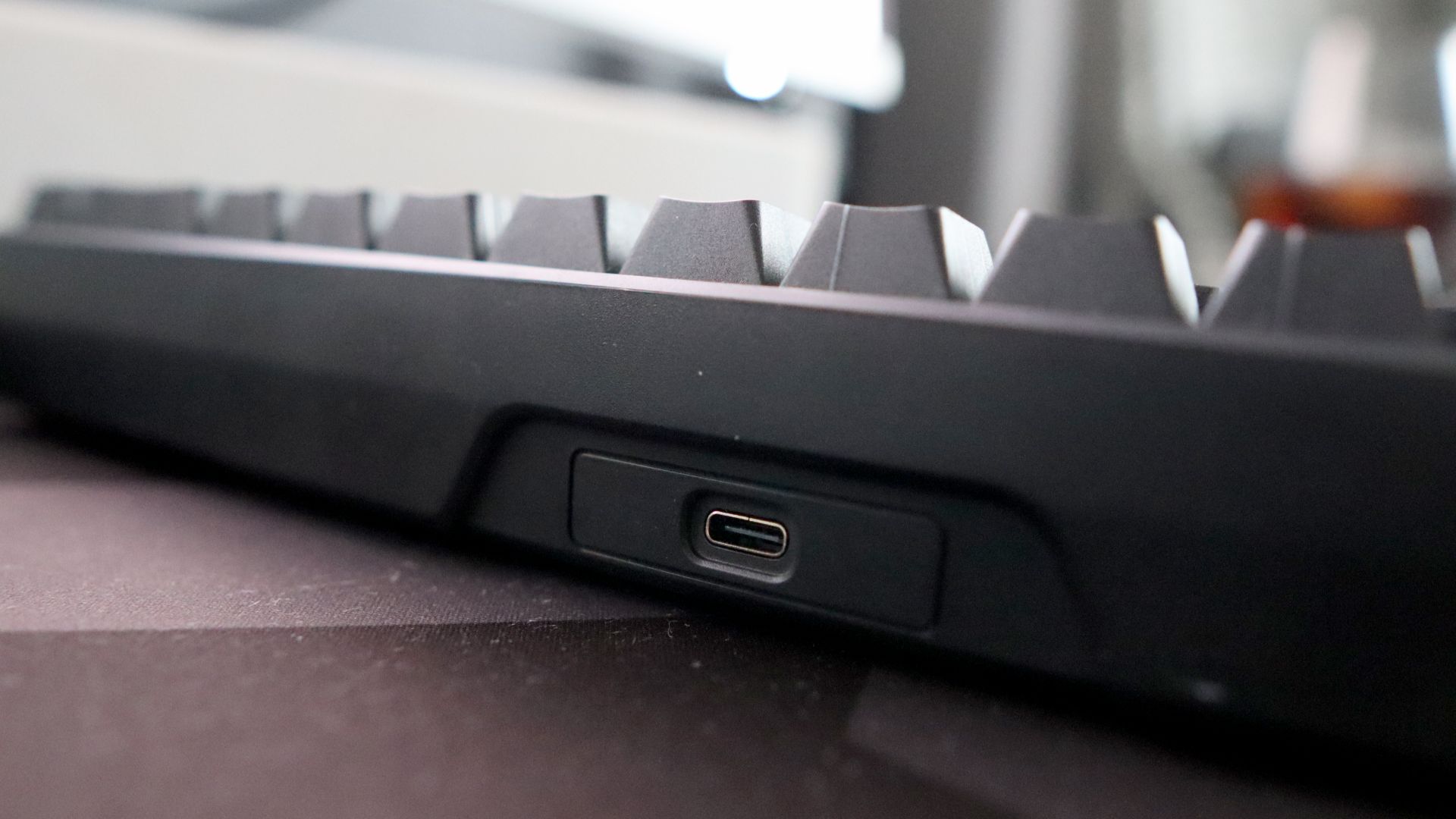 GAMAKAY x NaughShark NS68 gaming keyboard on a desk.