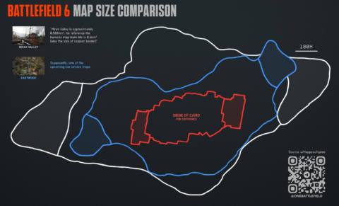 Dataminer casually shares alleged images of Battlefield 6’s unreleased ‘large’ maps to reveal how big they really are
