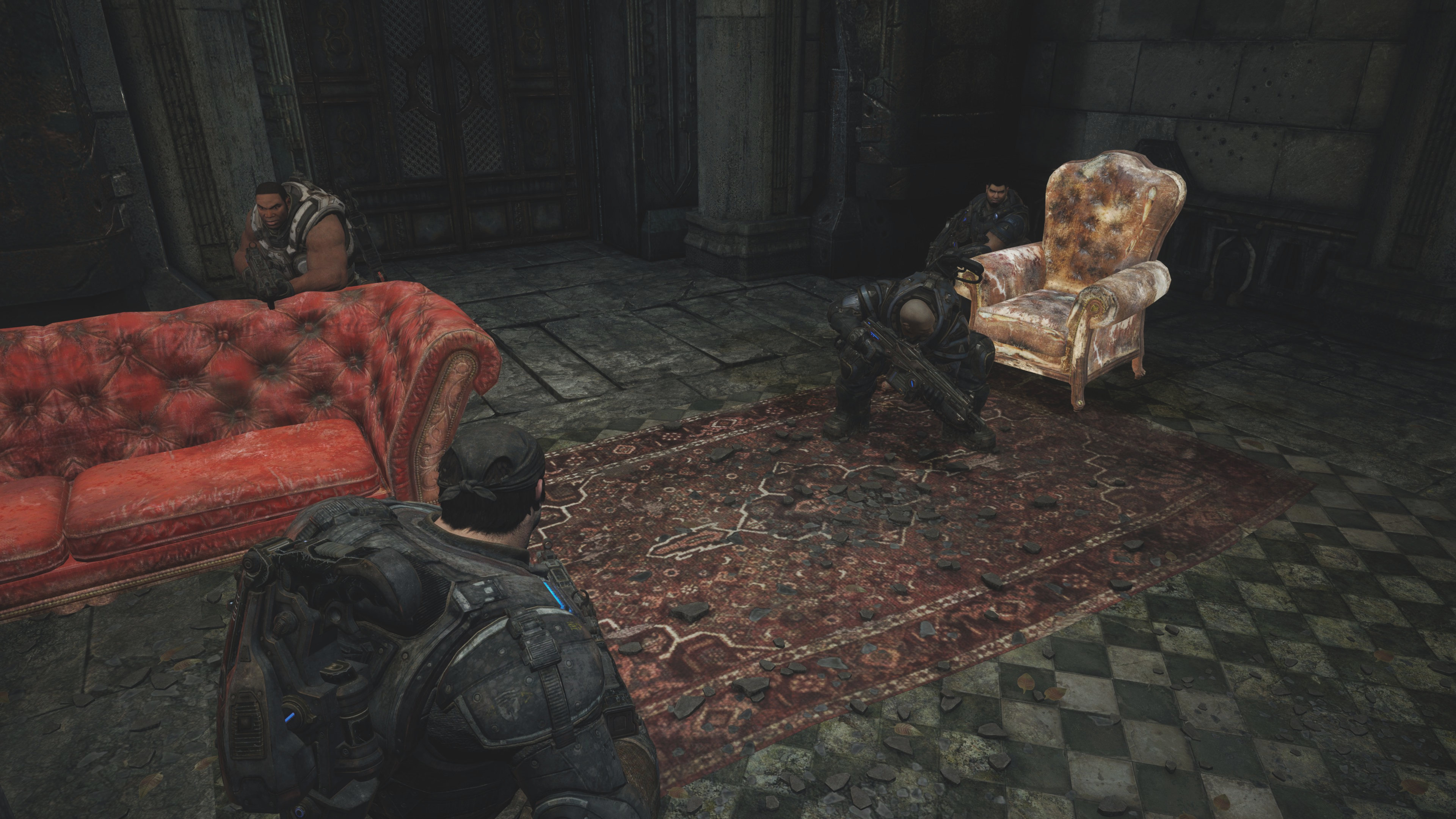 A screenshot of the PC version of Gears of War: Reloaded