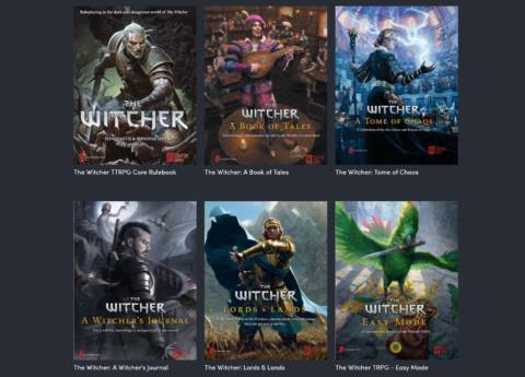 Get $170 worth of RPG books for $15 with the Witcher’s TTRPG bundle