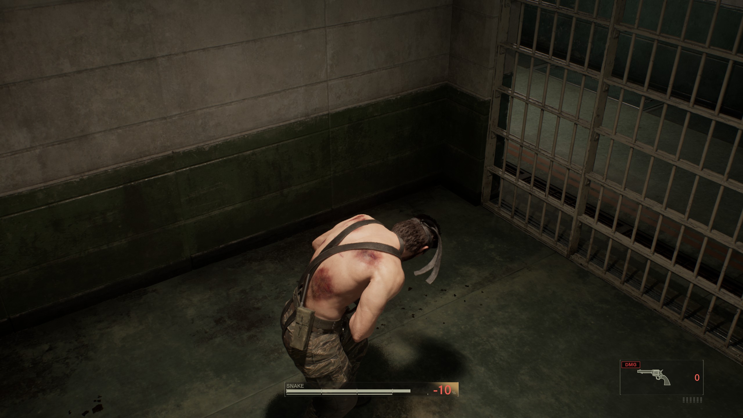Metal Gear Solid Delta: Snake Eater prison - Vomit