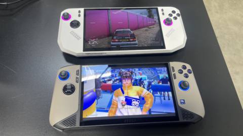 I got a look at the first AMD Ryzen Z2 Extreme handheld, and no, that’s not an ROG Ally you’re looking at, it’s the MSI Claw A8
