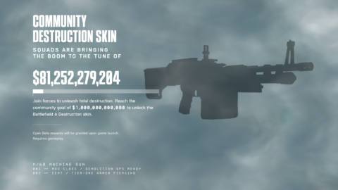 I hope you’ve been sharing your Battlefield 6 clips to social media, because we’re only 8% of the way through the $1 trillion destruction challenge and the clock’s ticking