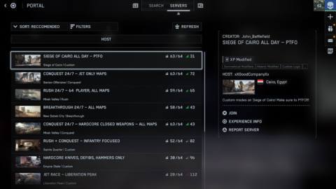 In a major win for playing Battlefield 6 however the heck you want, EA just confirmed Portal servers are actually persistent: ‘It’s always listed in the browser for easy access’