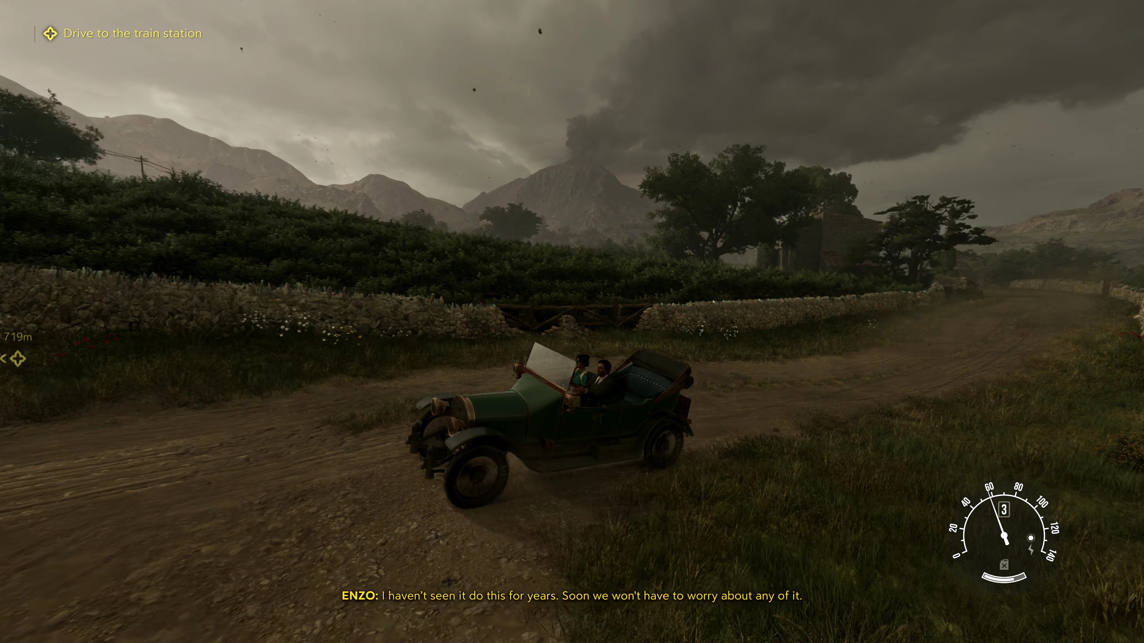 Driving on a grey day.