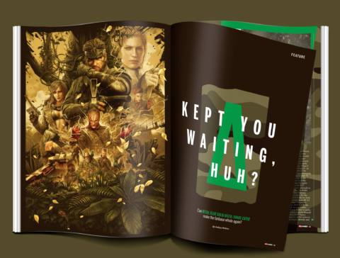 PC Gamer magazine’s new issue is on sale now: Metal Gear Solid Delta: Snake Eater, with Top 100 mini mag + A1 poster