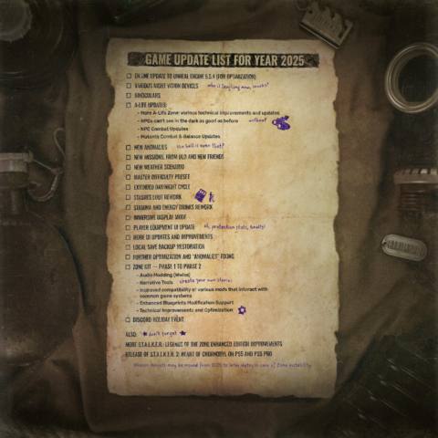 Stalker 2 says to hell with it, let’s just update our entire Unreal Engine implementation in new roadmap for the rest of the year