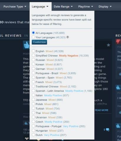 Steam launches ‘language-specific’ review scores, because ‘customers in different regions of the world may have vastly different experiences from each other for the same game’