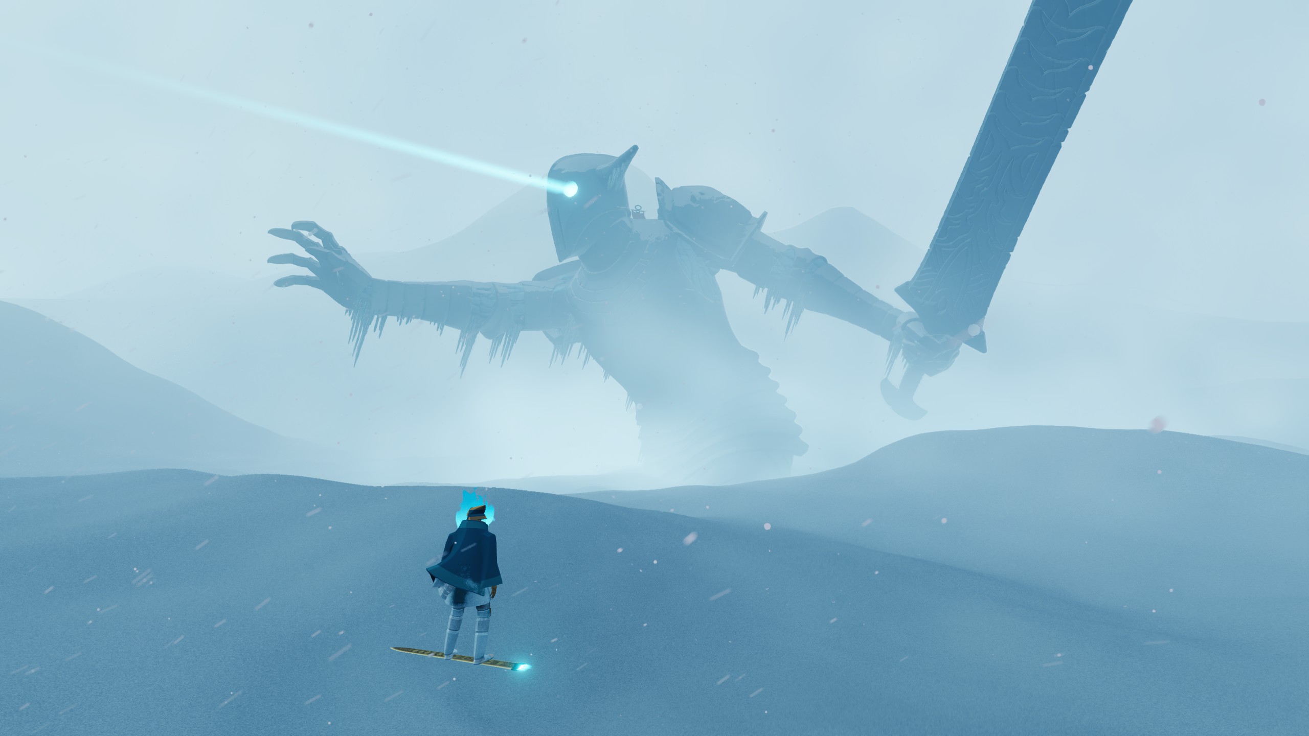 Sword of the Sea review - Frozen giant