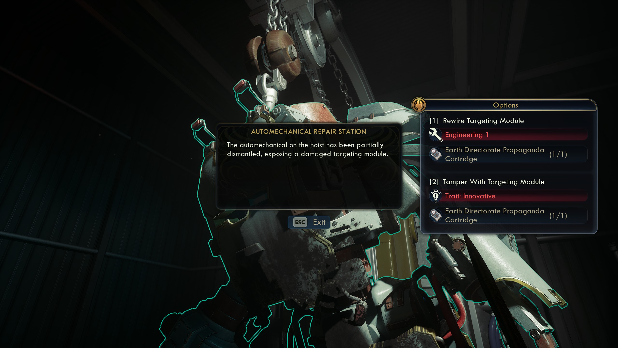 Multiple skill check options in The Outer Worlds 2.