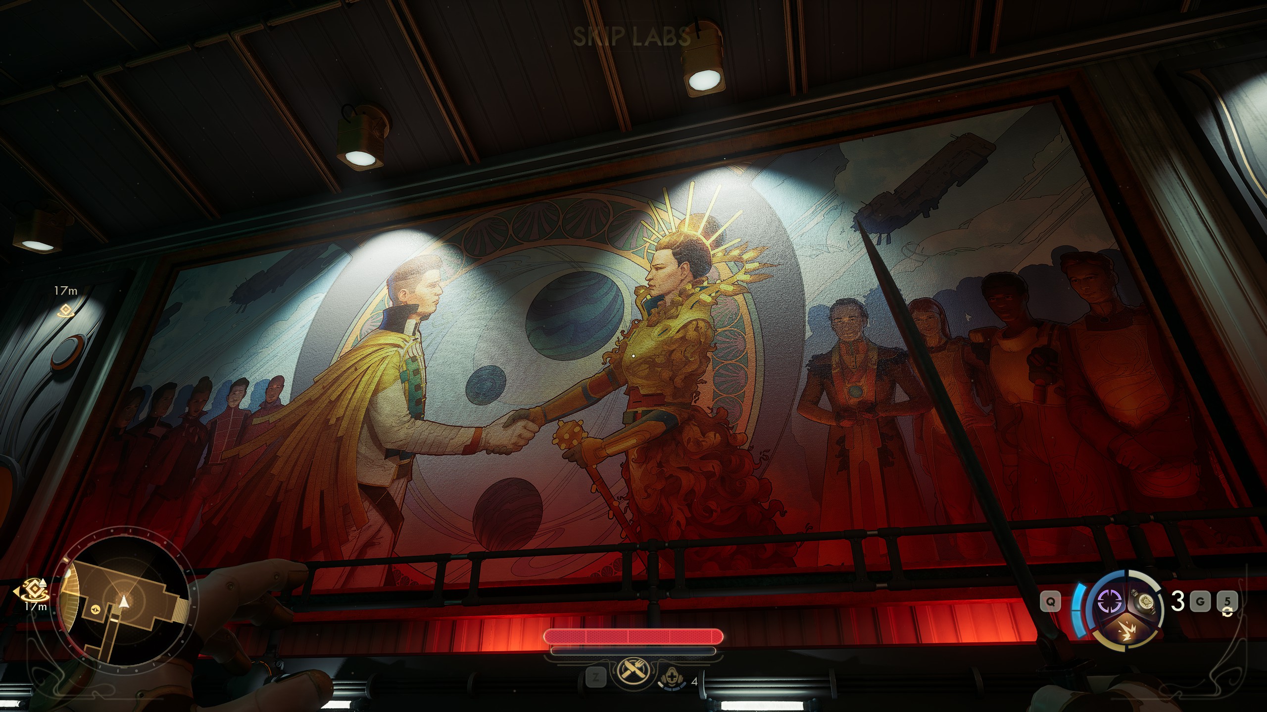 Strange mural in The Outer Worlds 2