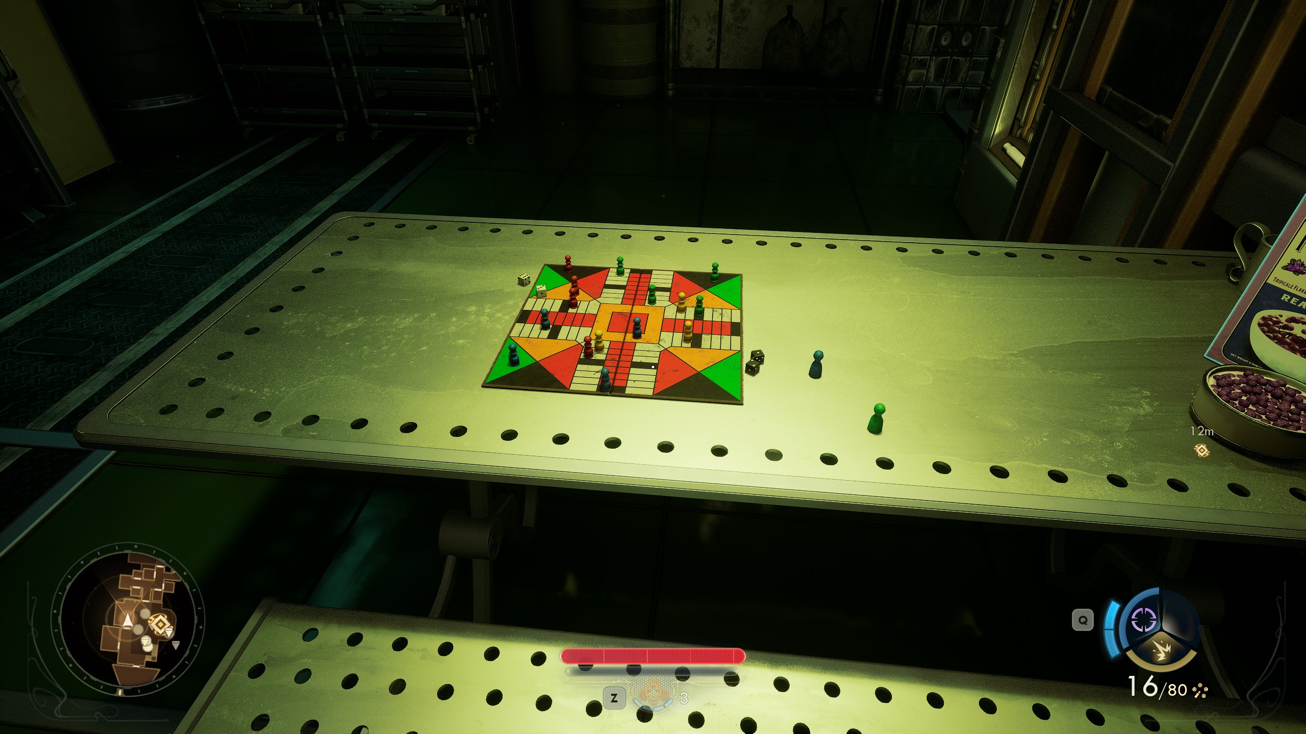 Outer Worlds environment art of board game