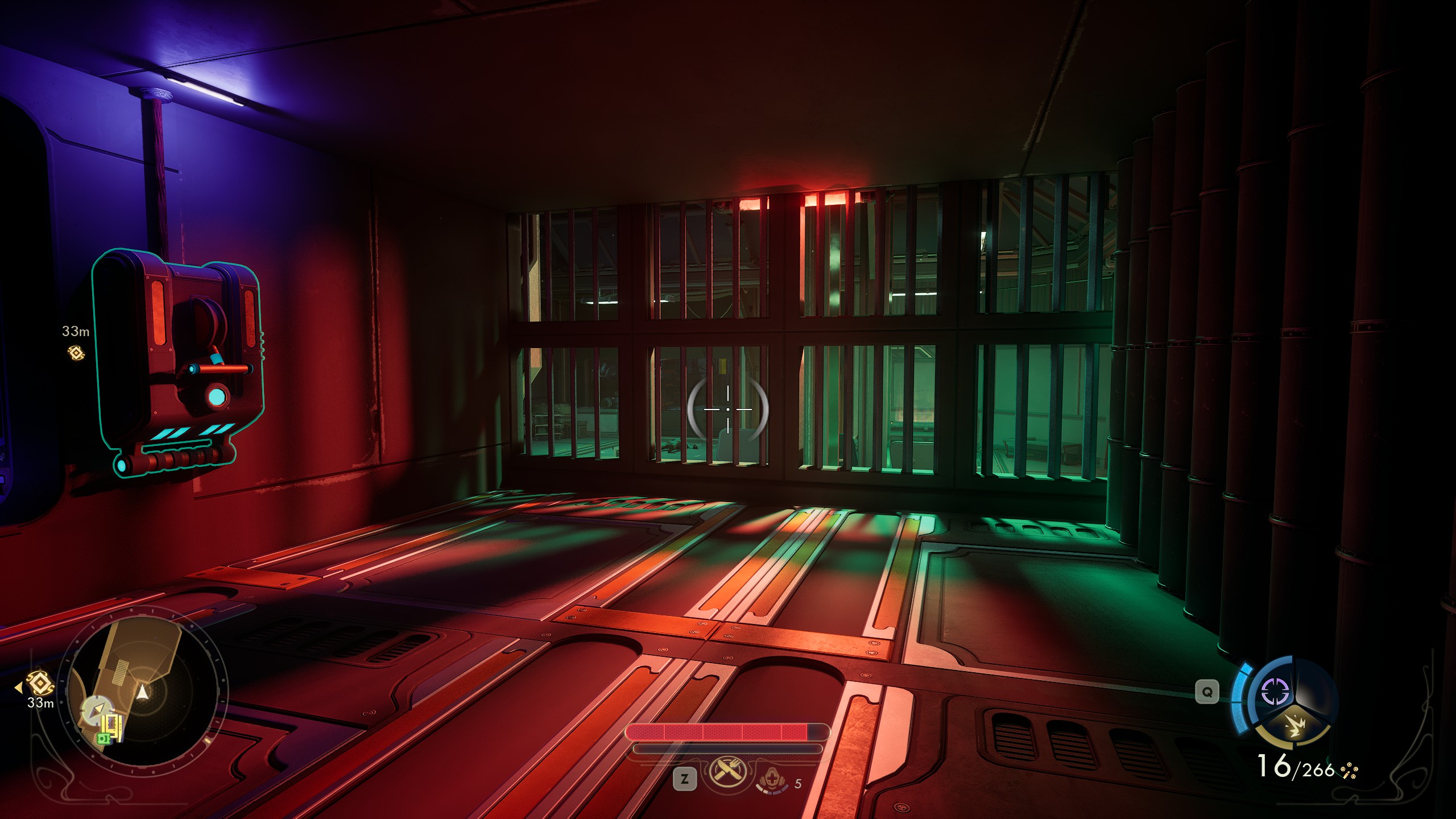 Looking through vent grate in The Outer Worlds 2