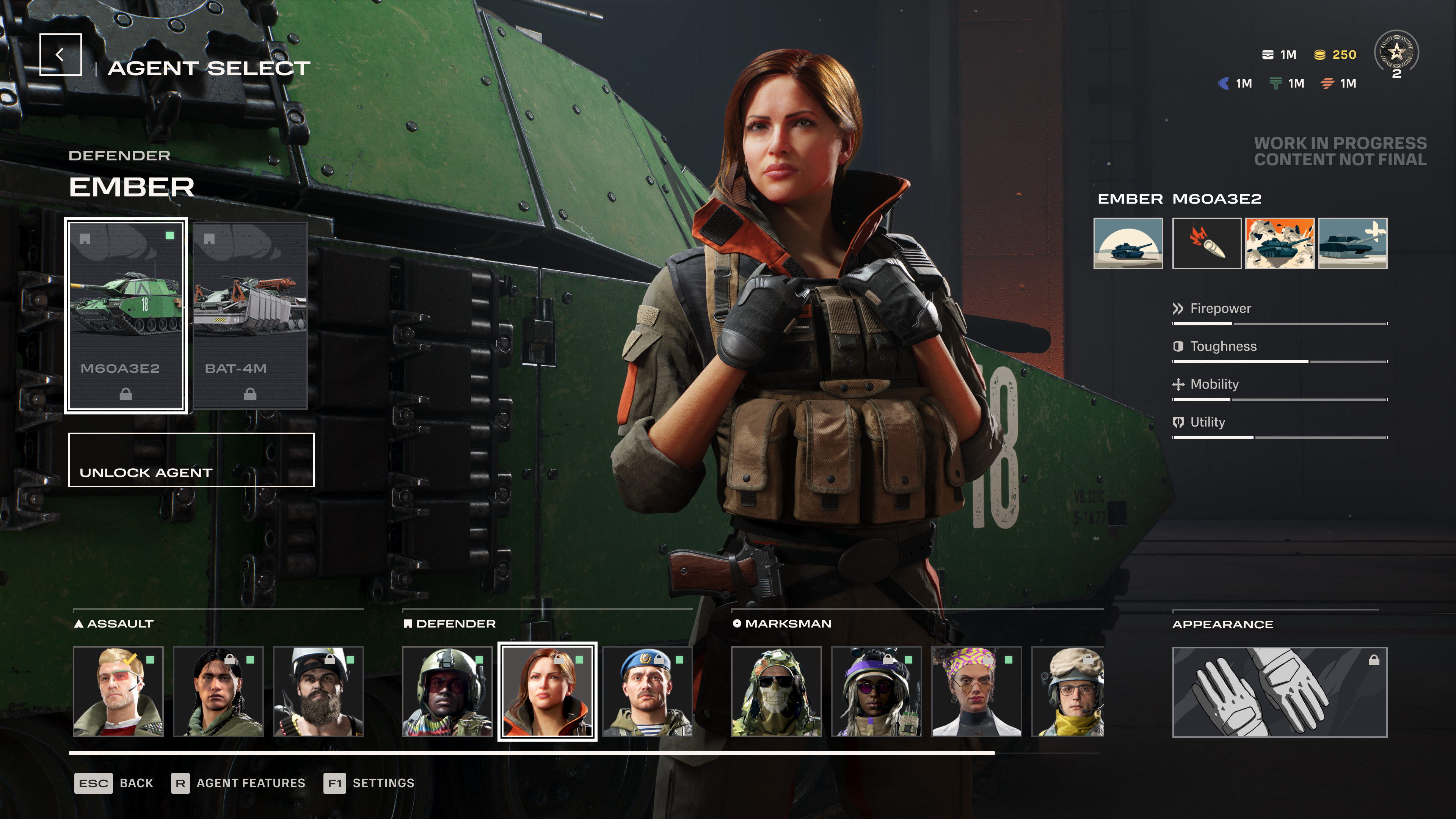 Selecting an agent to pilot your tank