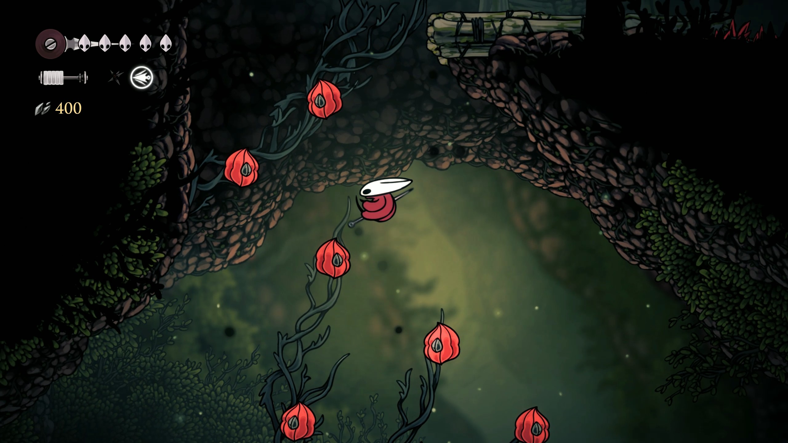 Hollow Knight: Silksong fleas - Red bouncy orbs