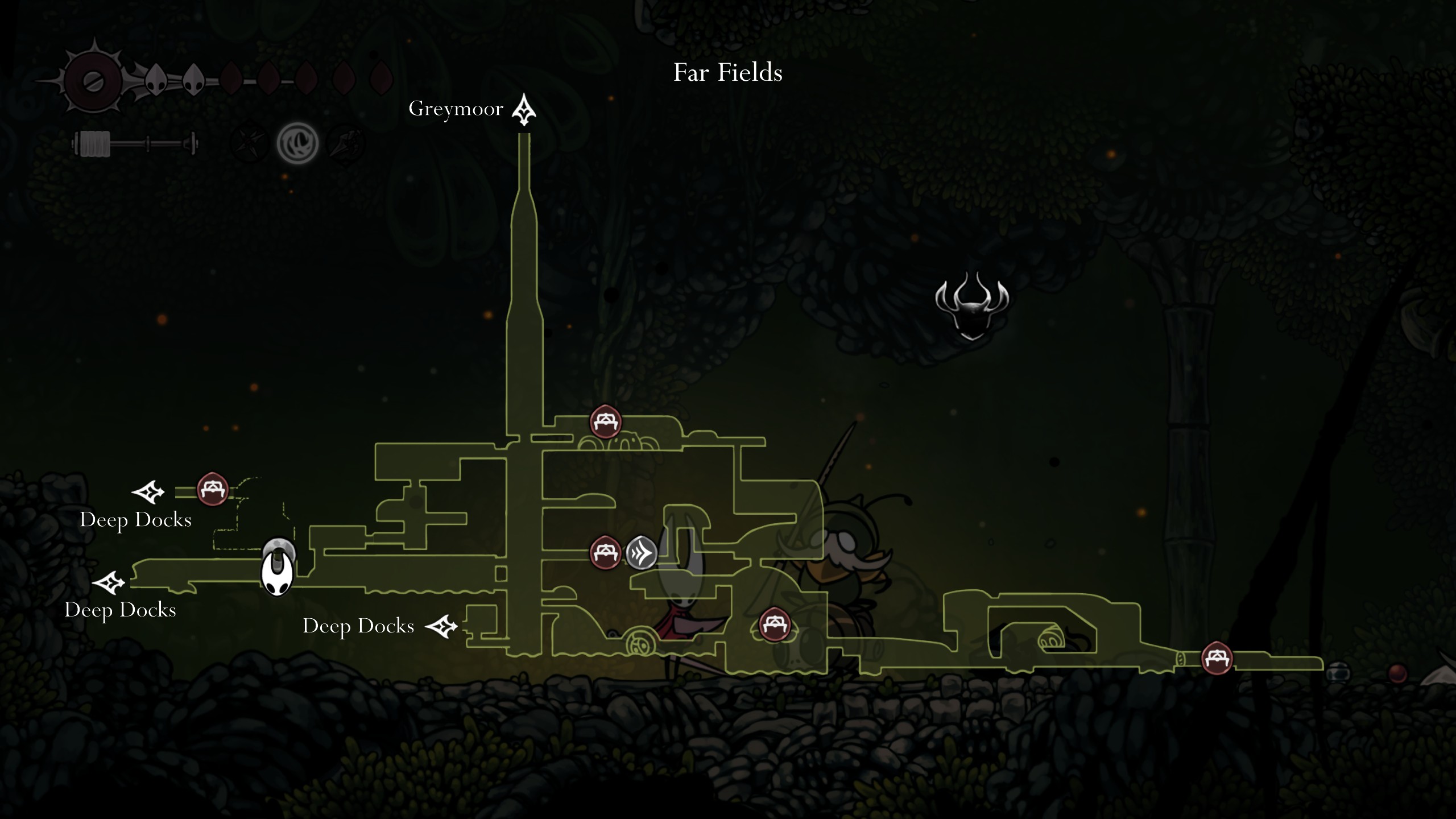 Hollow Knight: Silksong mementos - Garmond in Far Fields