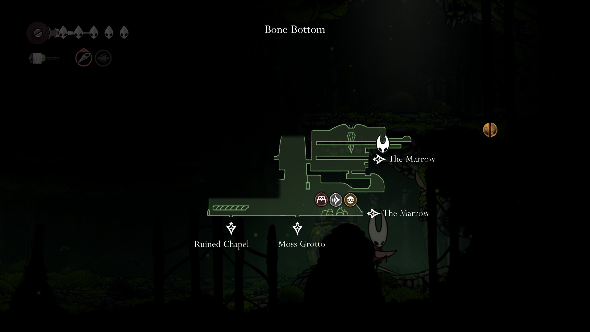 Hollow Knight: Silksong Mossberry locations - Berry location