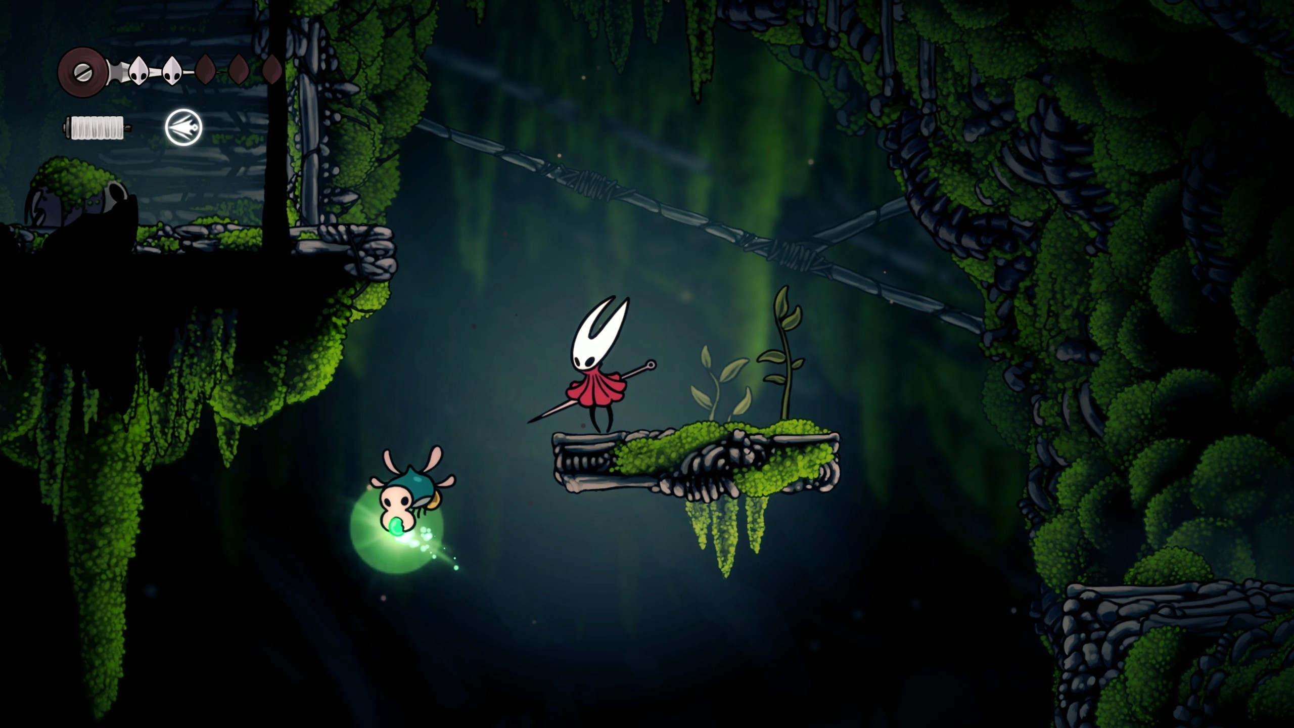 Hollow Knight: Silksong Mossberry locations - Bug with berry