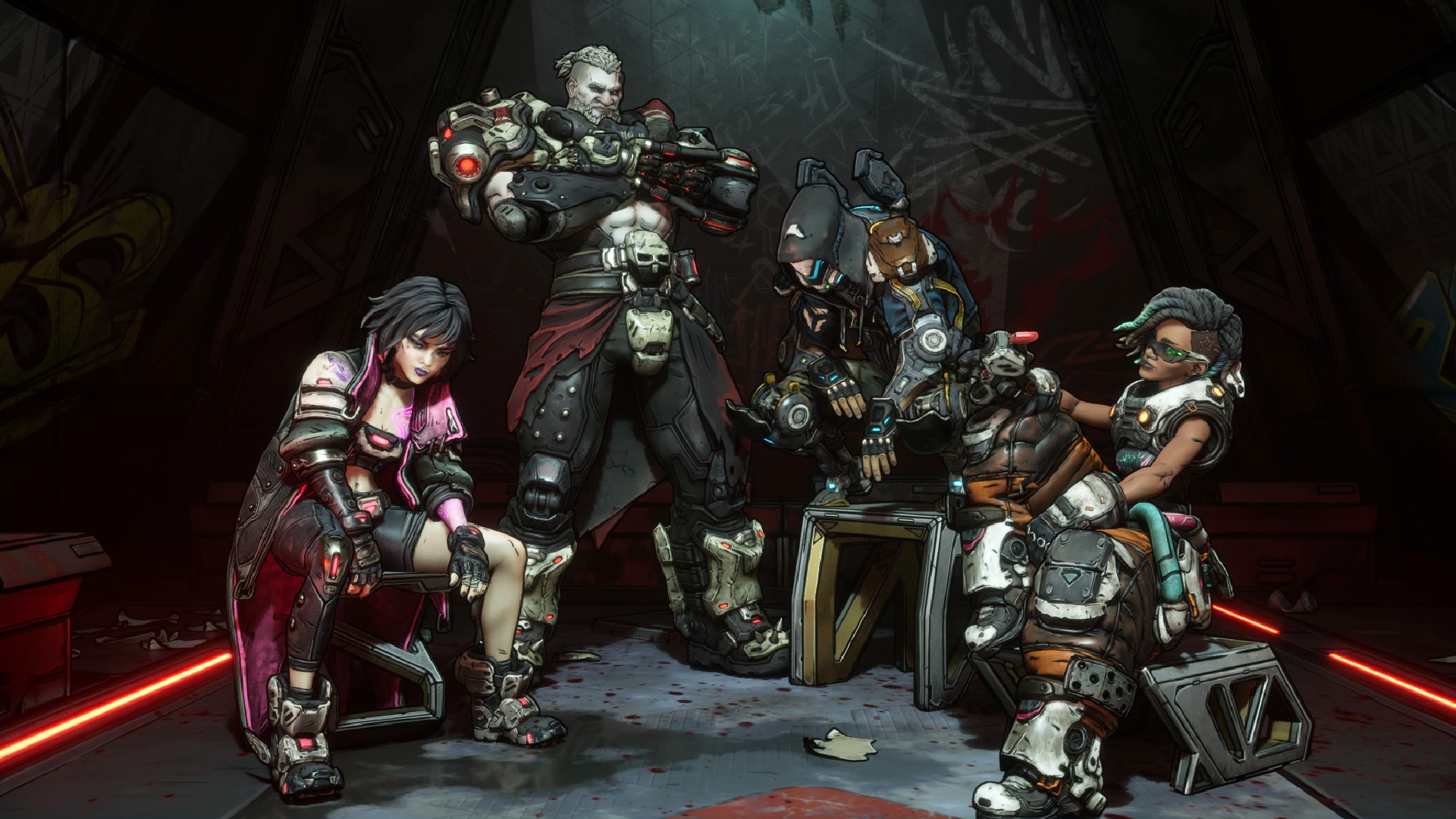 The vault hunters of Borderlands 4, ready for action.