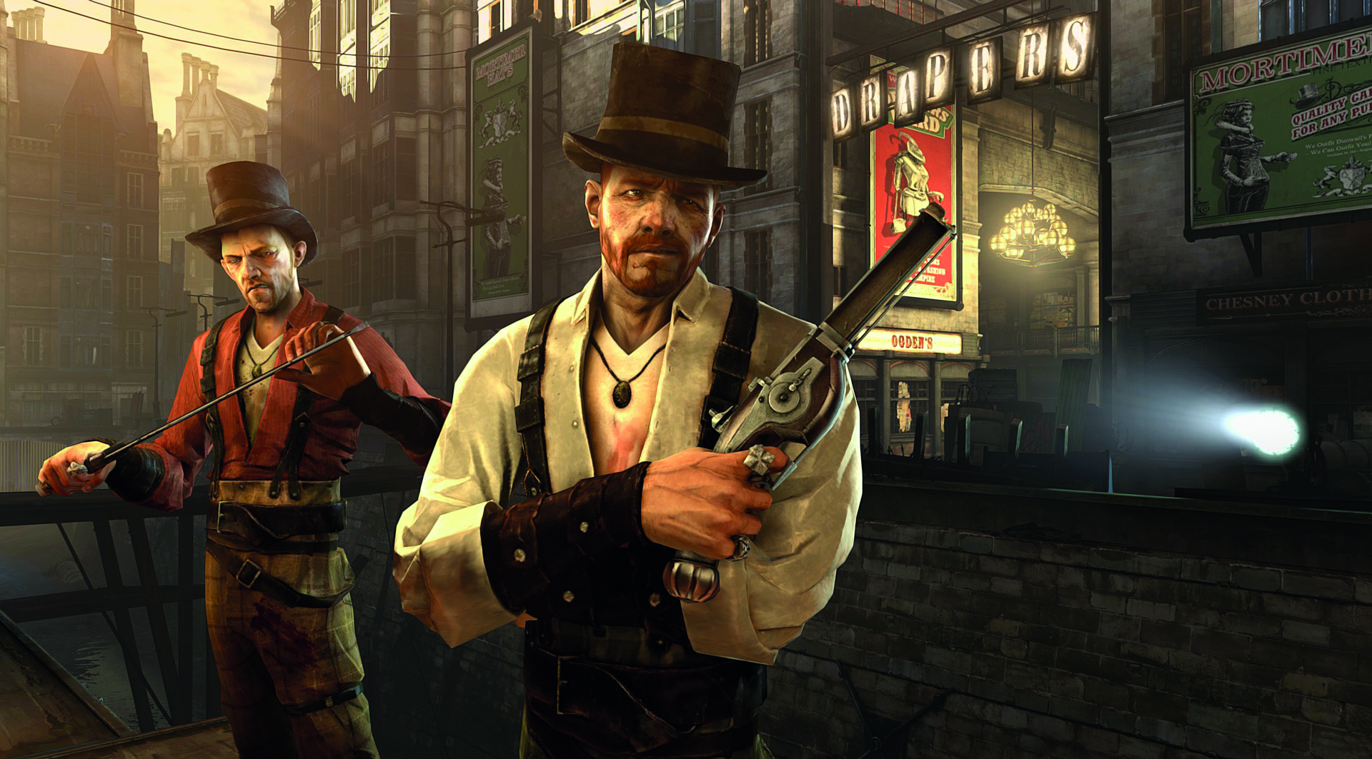 A gang in Dishonored