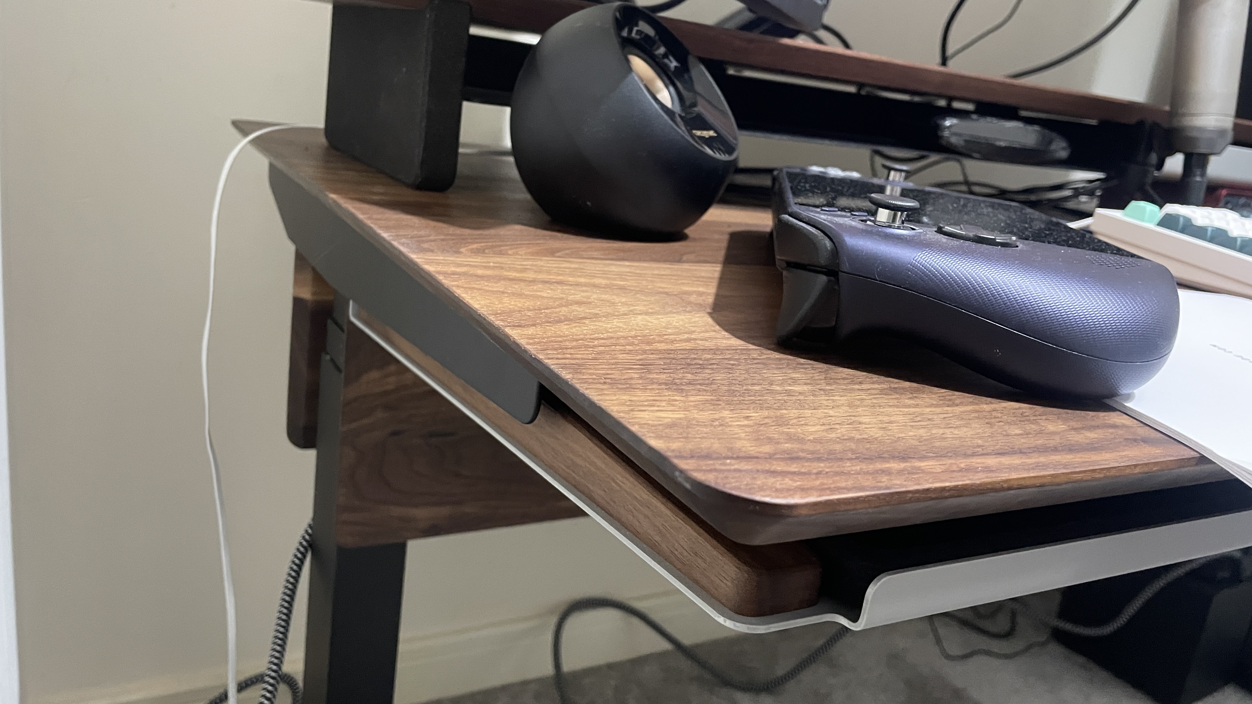 A walnut Grovemade desk