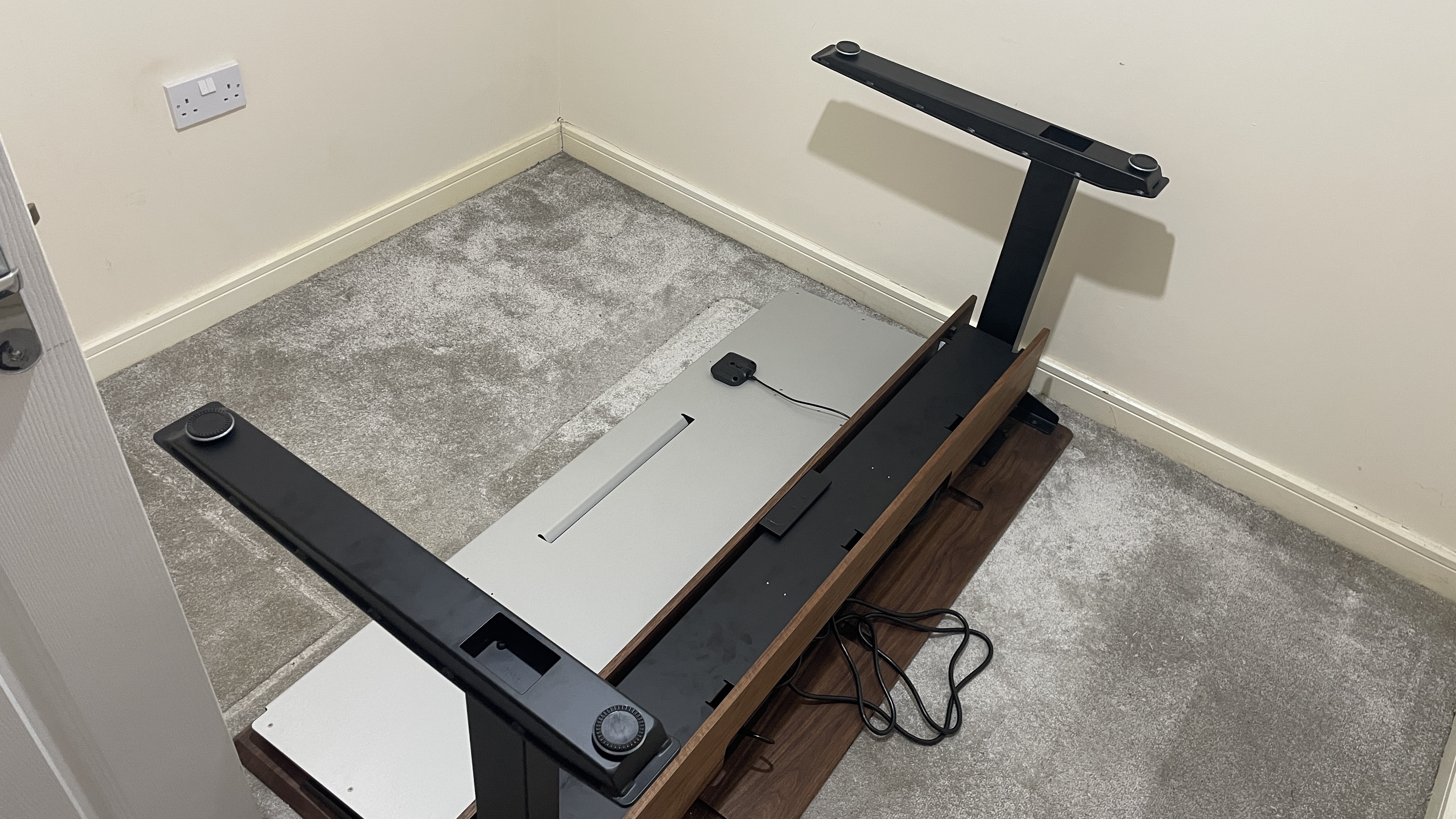 A walnut Grovemade desk