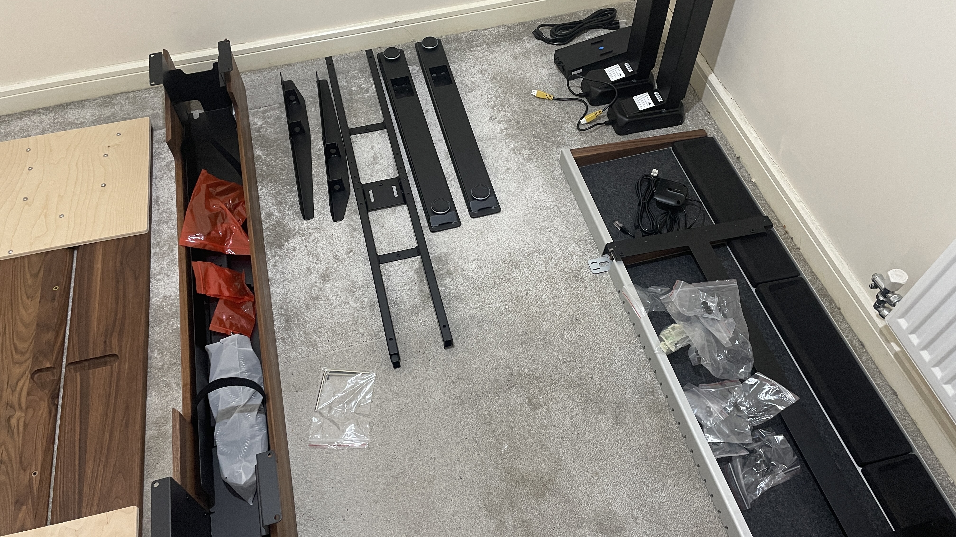 A walnut Grovemade desk