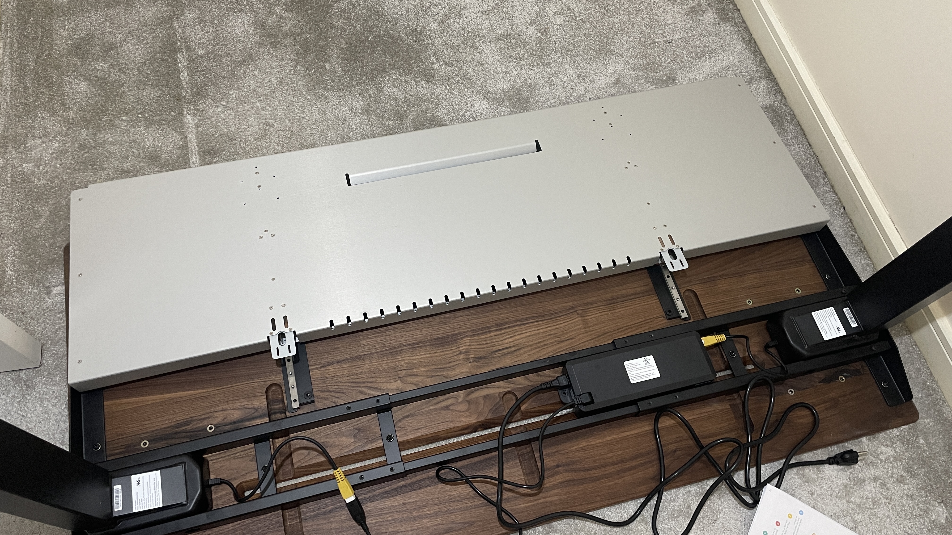 A walnut Grovemade desk