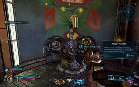 How to respec your skills in Borderlands 4
