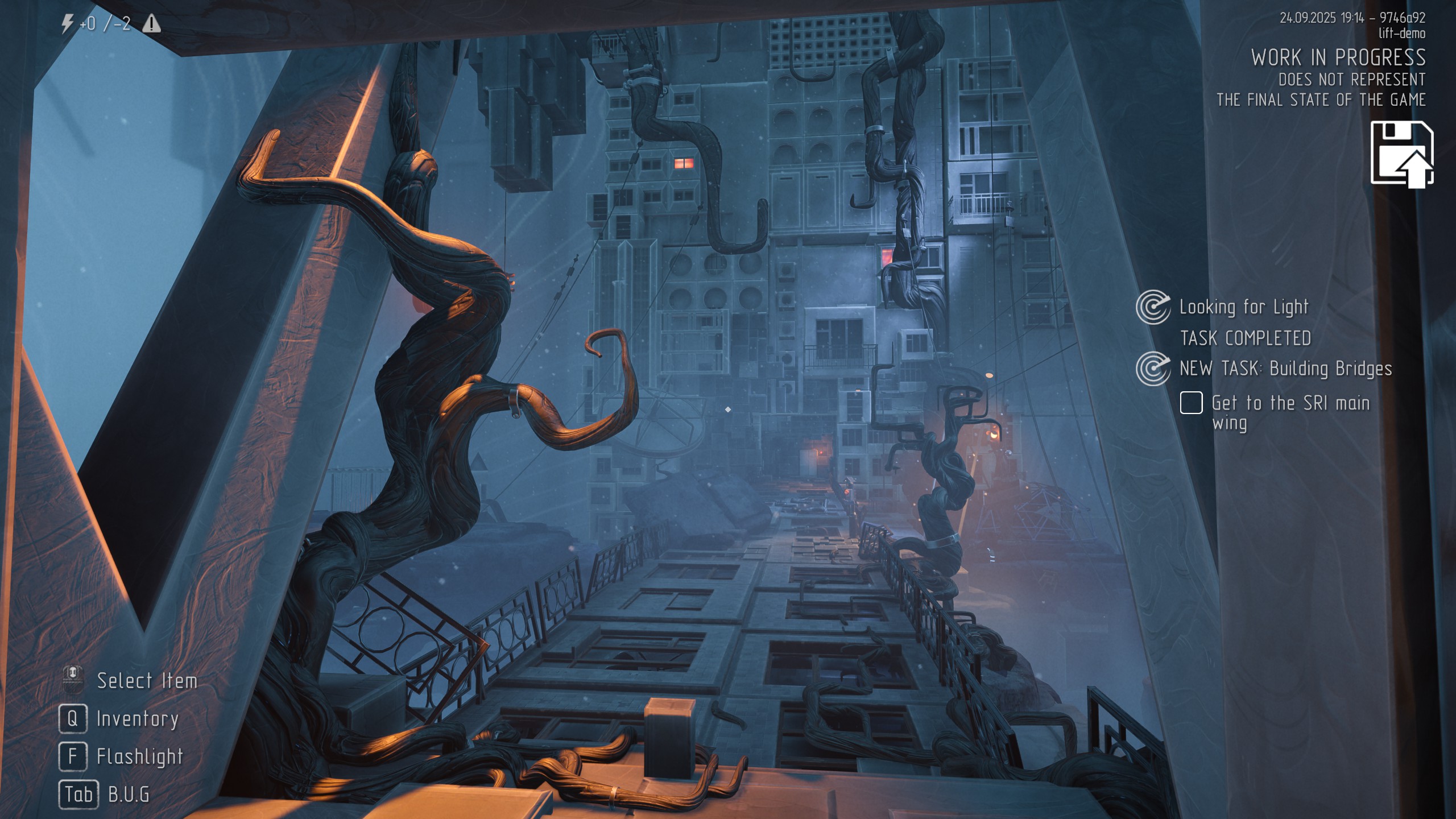 A vast, alien environment.