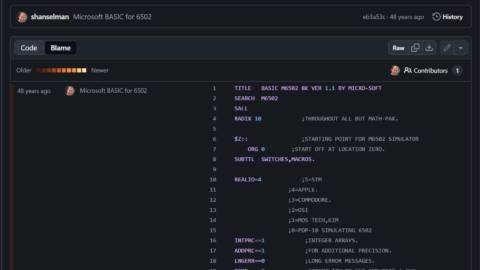 Microsoft has blown the dust off the source code for a version of Bill Gates’ first-ever operating system