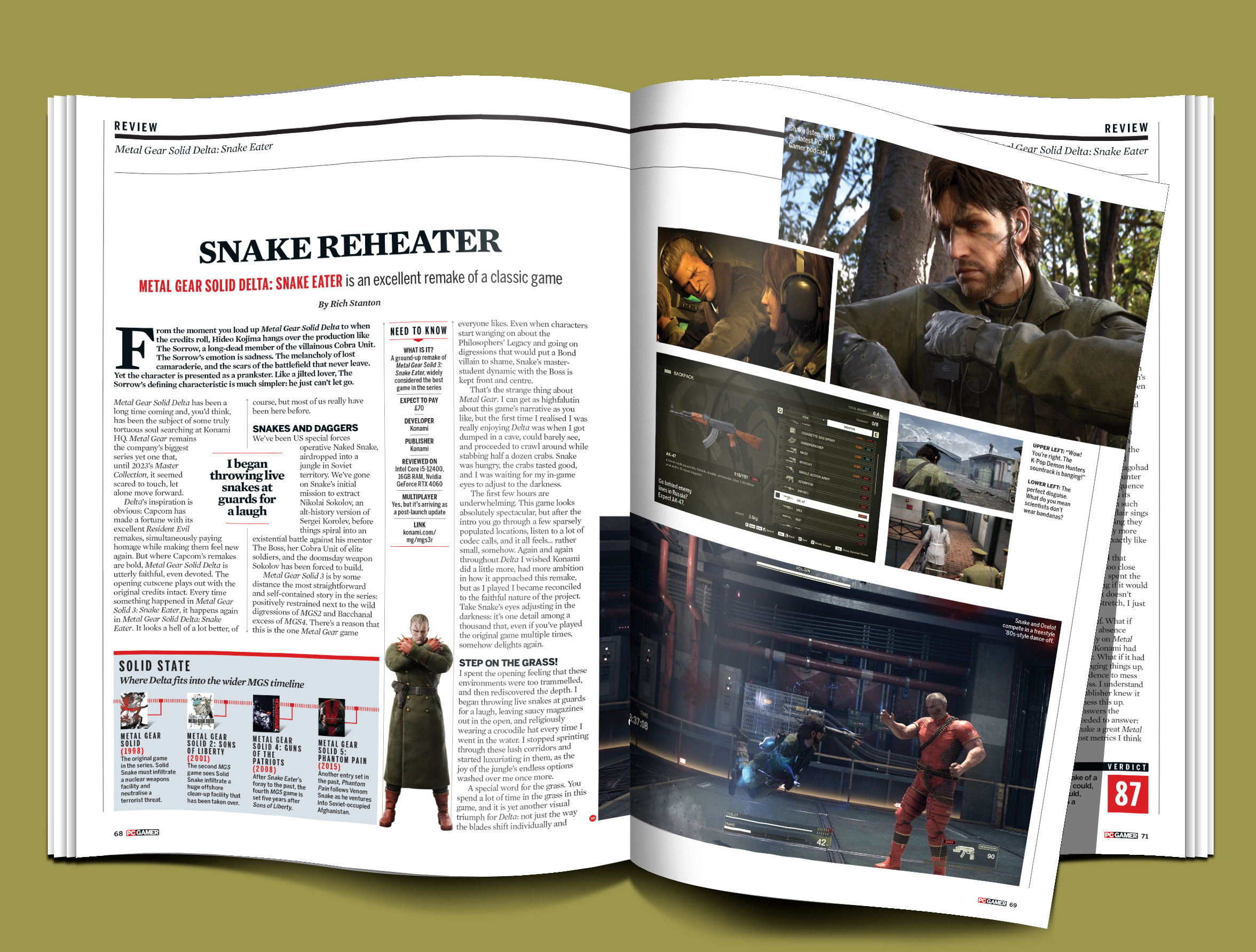 007 First Light PC Gamer magazine